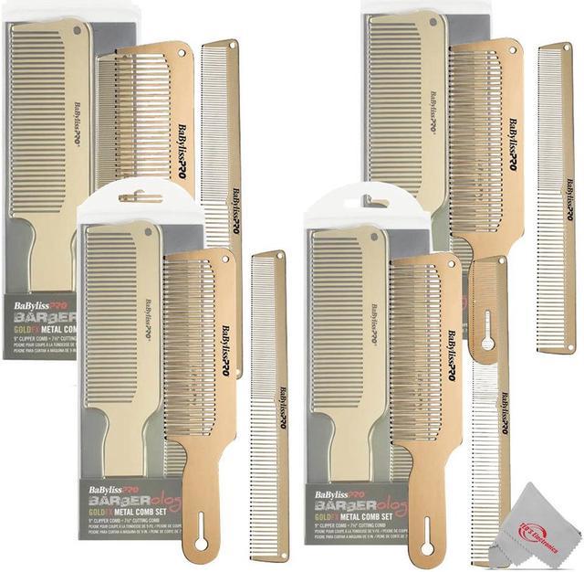 BaByliss PRO GoldFX Clipper FX870G and Metal Comb Set 