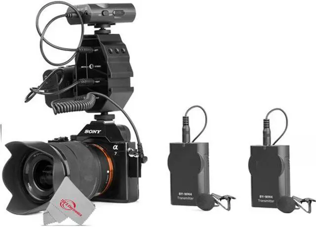Alt view image 6 of 7 - Vidpro XM-AD3 On Camera Dual Channel Audio Adapter for Cameras, Camcorders and smartphones