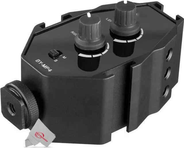 Alt view image 5 of 7 - Vidpro XM-AD3 On Camera Dual Channel Audio Adapter for Cameras, Camcorders and smartphones