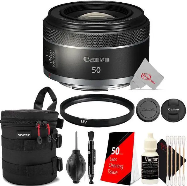 Main image of Canon RF 50mm f/1.8 STM 4515C002 Lens with Essential Accessory Kit