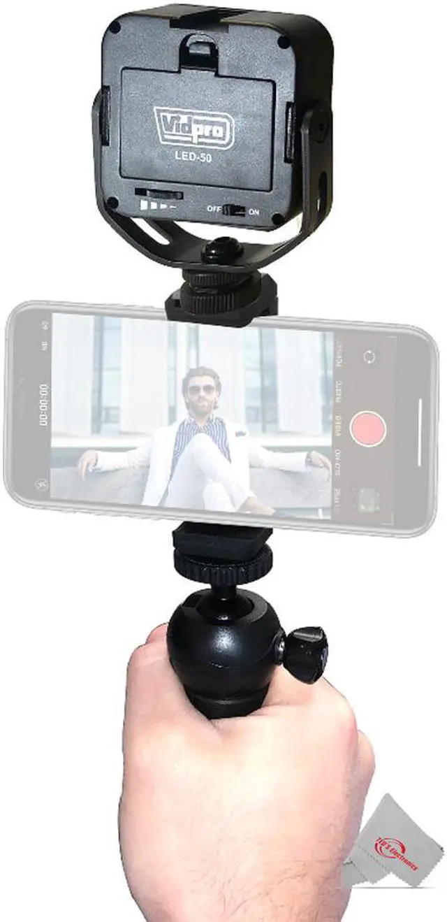 Alt view image 4 of 5 - Vidpro LED-50 Photo And Video Led Light