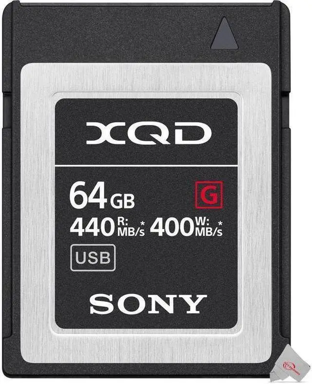 Alt view image 2 of 3 - Two Packs Sony 64GB G Series XQD Memory Card