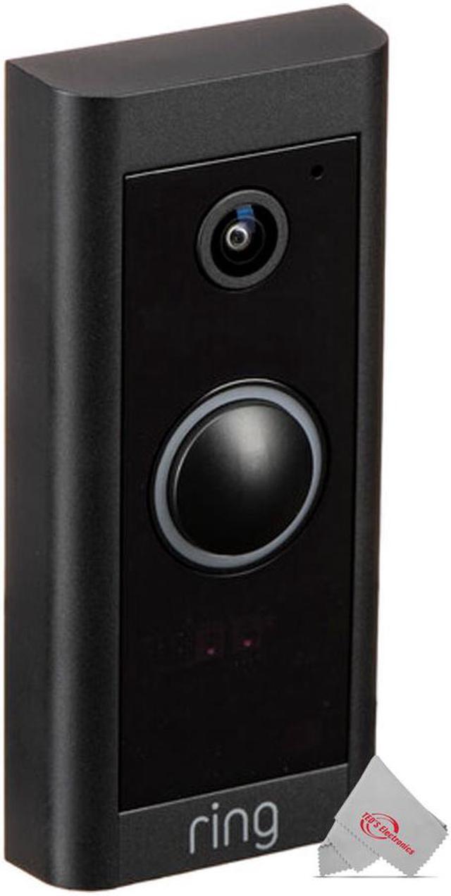 Alt view image 7 of 20 - Ring Wi-Fi Video Doorbell Wired - Black