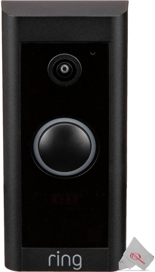 Alt view image 8 of 20 - Ring Wi-Fi Video Doorbell Wired - Black