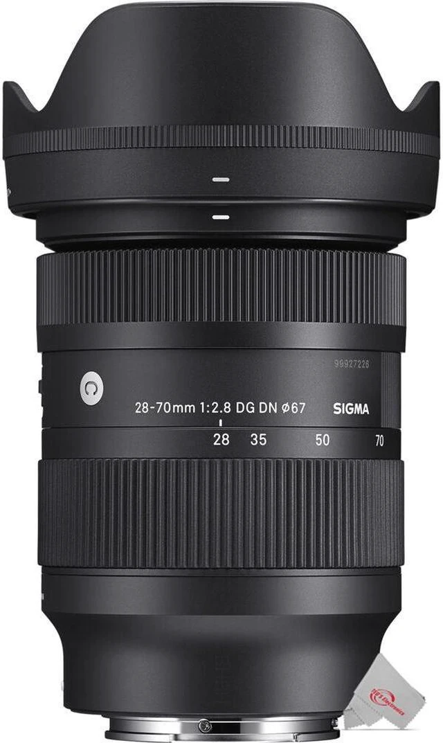 Alt view image 3 of 5 - Sony ZV-E10 24.2MP Mirrorless Camera + Sigma 28-70mm f/2.8 DG DN Lens Kit
