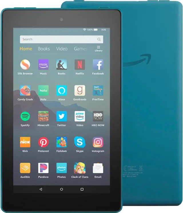 Alt view image 19 of 20 - Amazon Fire 7 2019 7" Tablet 16GB Twighlight Blue B07HZHJGY7