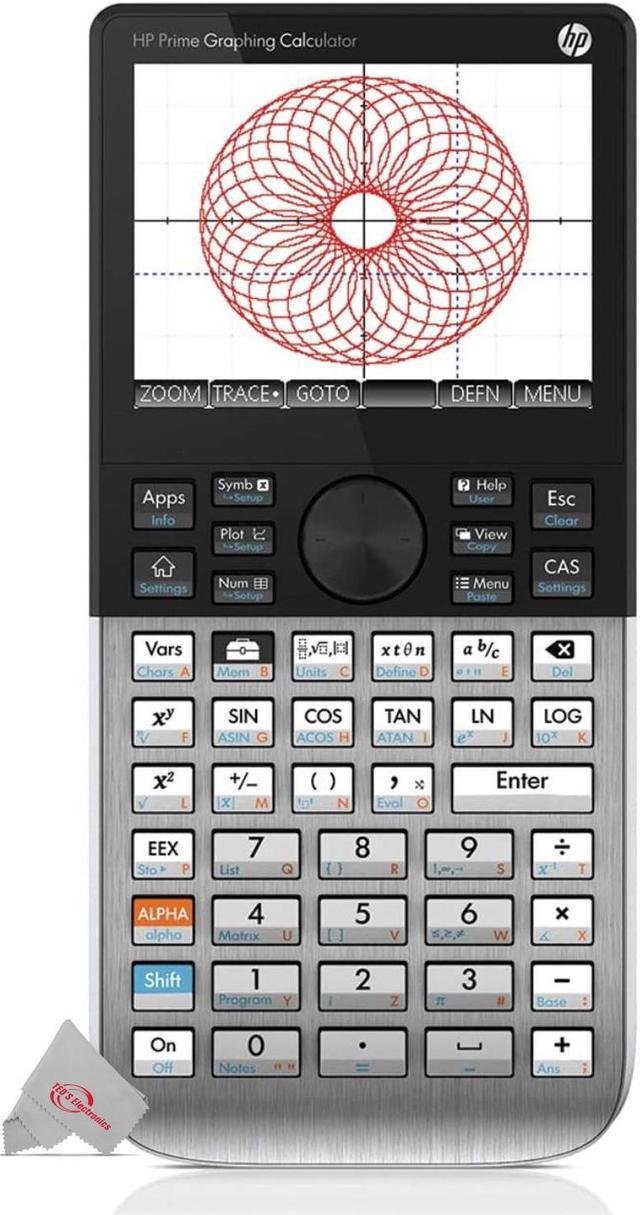 HP Prime Handheld Graphing Calculator Black - 2AP18AA#ABA