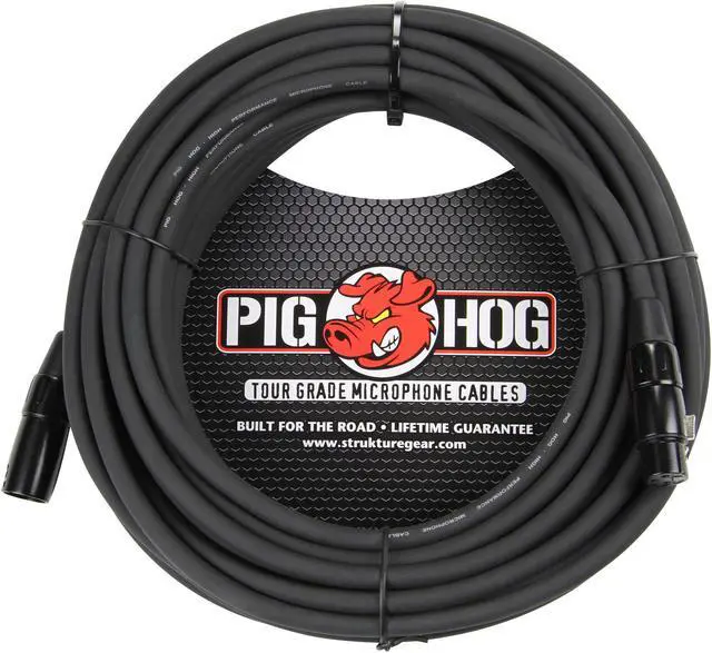 Alt view image 3 of 9 - Pig Hog 50' 8mm XLR Microphone Cable #PHM50