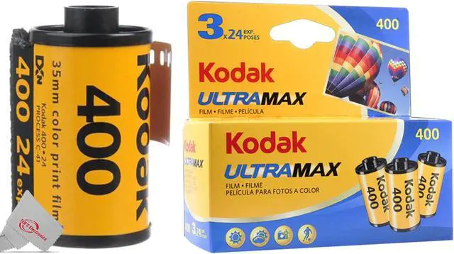 Alt view image 11 of 15 - Kodak 6034052 Ultra Max 400 Film (Blue/Yellow)