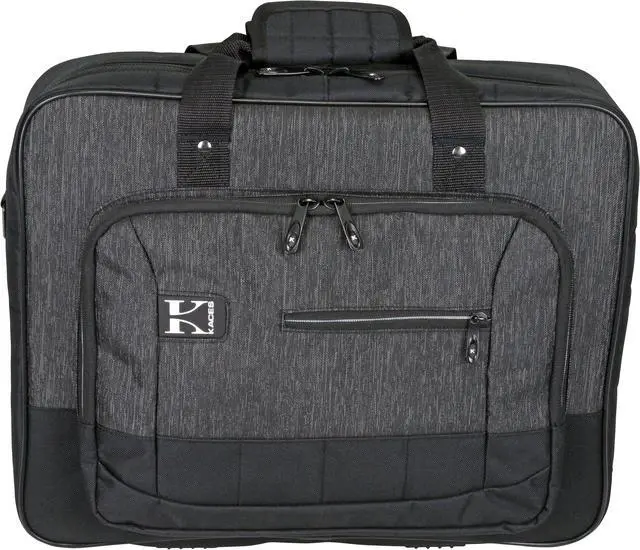 Alt view image 4 of 7 - 2x Kaces Luxe Keyboard & Gear Bag 17.5" x 14" x 4" for Small Keyboards, Mixers, Controllers, Drum Machines, and Audio Gear