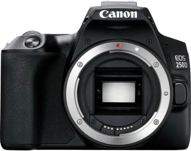Alt view image 2 of 7 - Canon EOS Rebel 250 Digital SLR Camera + 18-55mm Lens + EF 50mm f/1.8 STM Lens Kit
