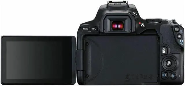 Alt view image 4 of 7 - Canon EOS Rebel 250 Digital SLR Camera + 18-55mm Lens + EF 50mm f/1.8 STM Lens Kit