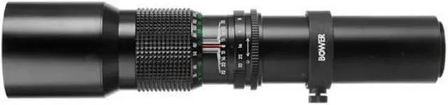 Alt view image 3 of 6 - Vivitar 500mm f/8.0 Preset Telephoto Zoom Lens for Canon EF-M Mount Camera with 2x Converter