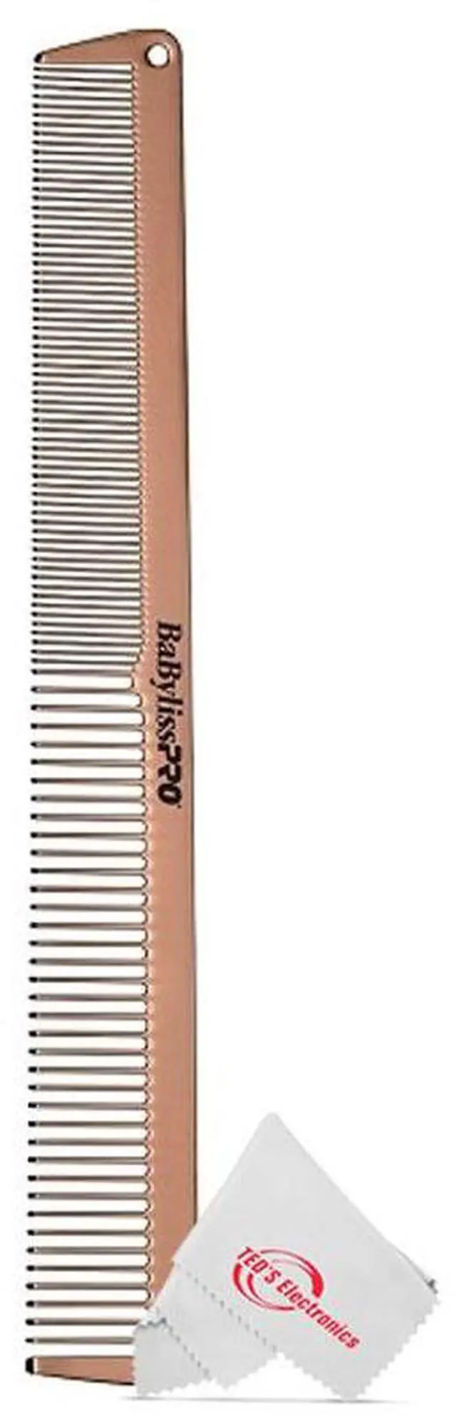 Alt view image 3 of 5 - BABYLISS PRO GOLDFX Metal Comb 2-Pack