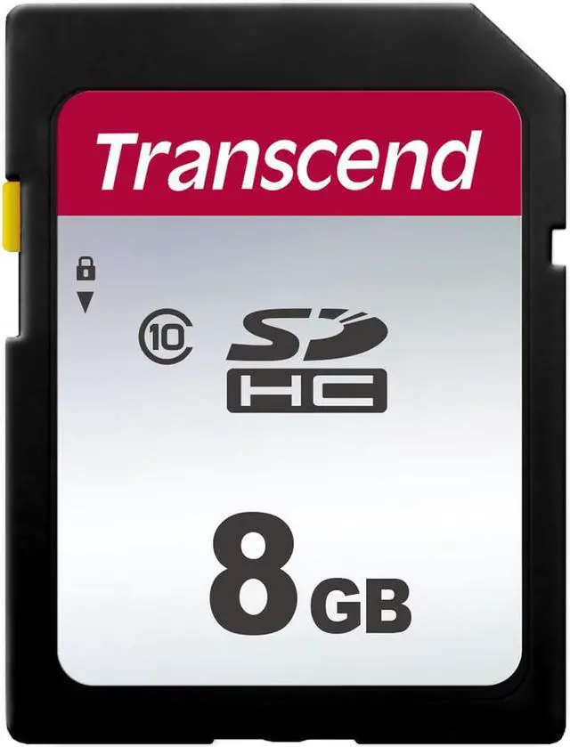 Alt view image 2 of 4 - 4x Transcend 8GB TS8GSDC300S SDHC Memory Card with Memory Card Holder