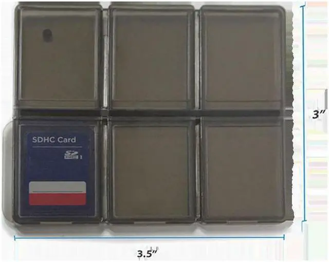 Alt view image 4 of 4 - 4x Transcend 8GB TS8GSDC300S SDHC Memory Card with Memory Card Holder