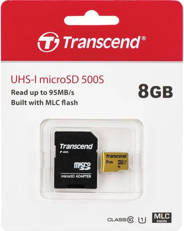 Alt view image 3 of 6 - Transcend 8 GB microSDHC