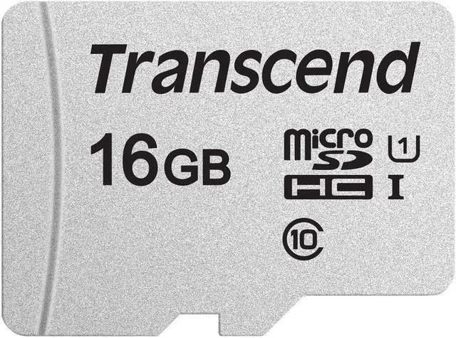 Alt view image 2 of 3 - 2 Packs Transcend 16GB MicroSD 300s 95MB/s Class 10 Micro SDHC Memory Card with SD Adapter