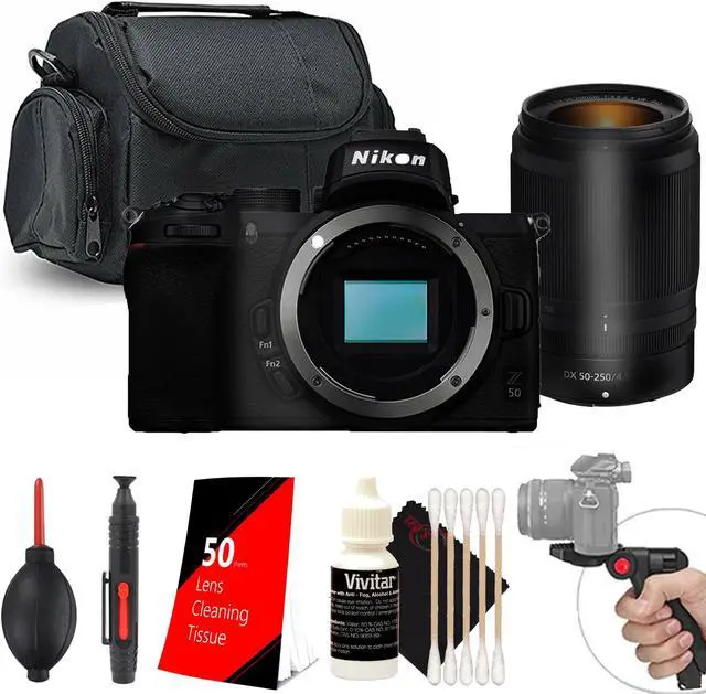 Main image of Nikon Z50 Mirrorless Digital Camera with Nikon Z DX 50-250mm VR Lens Accessory Kit