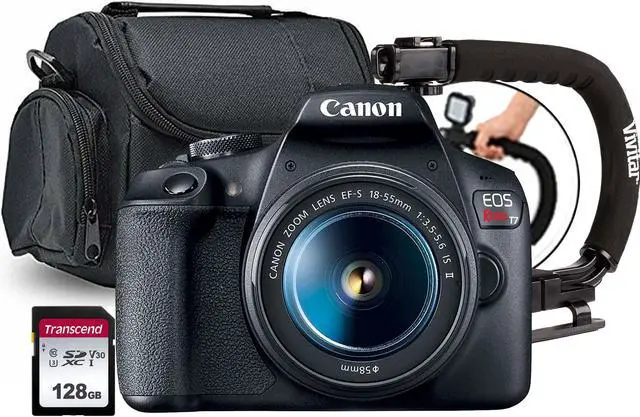 Main image of Canon EOS Rebel T7 DSLR Camera (Body Only) with Canon EF-S 18-55mm f/3.5-5.6 IS STM Lens and Accessory Bundle