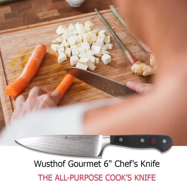 Alt view image 12 of 12 - Wusthof Classic 6 in. Cook's Knife