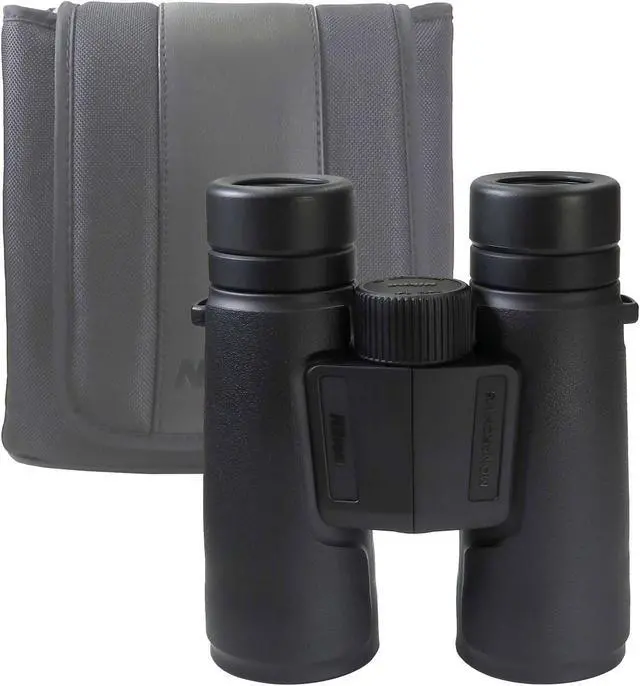 Alt view image 2 of 7 - Nikon 8x42 Monarch M5 Waterproof Roof Prism Binoculars (Black) with Vivitar SLING1 1/4-20" Padded Neoprene Sling Hands Free Strap Kit