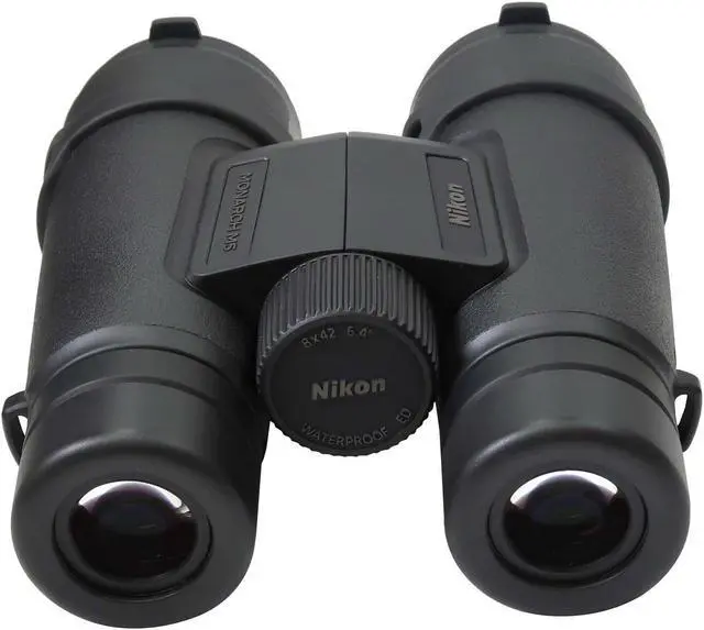 Alt view image 3 of 7 - Nikon 8x42 Monarch M5 Waterproof Roof Prism Binoculars (Black) with Vivitar SLING1 1/4-20" Padded Neoprene Sling Hands Free Strap Kit
