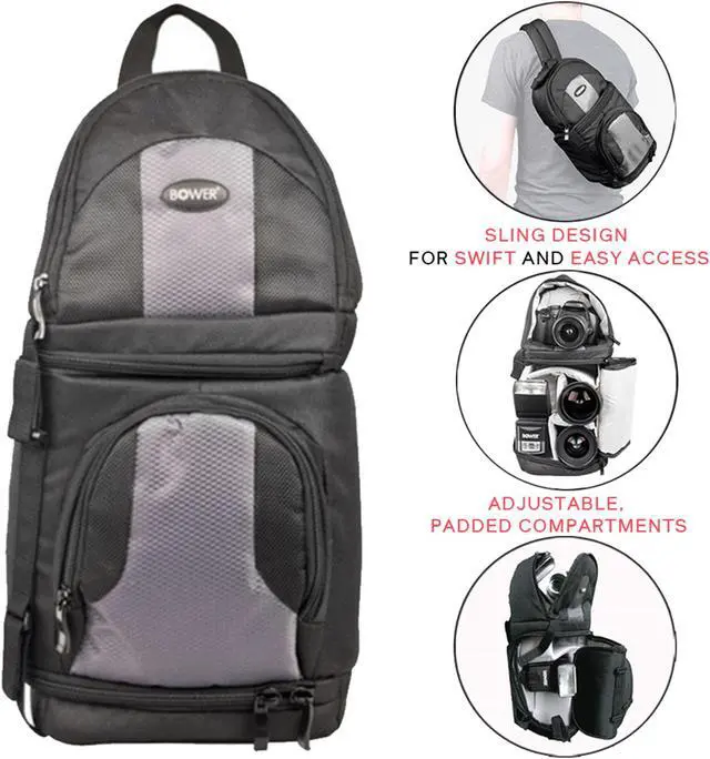 Alt view image 5 of 7 - Nikon 8x42 Monarch M5 Waterproof Roof Prism Binoculars (Black) with Vivitar SLING1 1/4-20" Padded Neoprene Sling Hands Free Strap Kit
