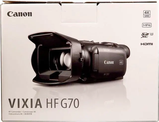 Alt view image 8 of 18 - Canon VIXIA HF G70 Professional Camcorder