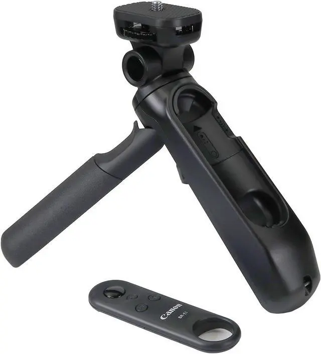 Alt view image 5 of 7 - Genuine Canon Stereo Microphone and Remote Control Tripod Grip Youtube Lover Vlogger Bundle for Canon EOS R RP R3 R5 R6 R7 R10 Mirrorless Camera