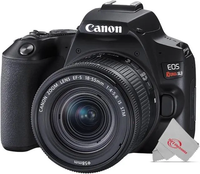 Alt view image 5 of 9 - Canon EOS Rebel SL3 DSLR Camera with 18-55mm Lens (Black) - Intl Model