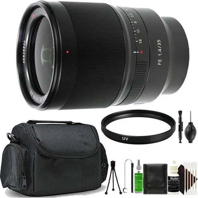 Main image of Sony Distagon T* FE 35mm f/1.4 ZA Full-frame E-mount Prime Lens + Cleaning Accessory Kit