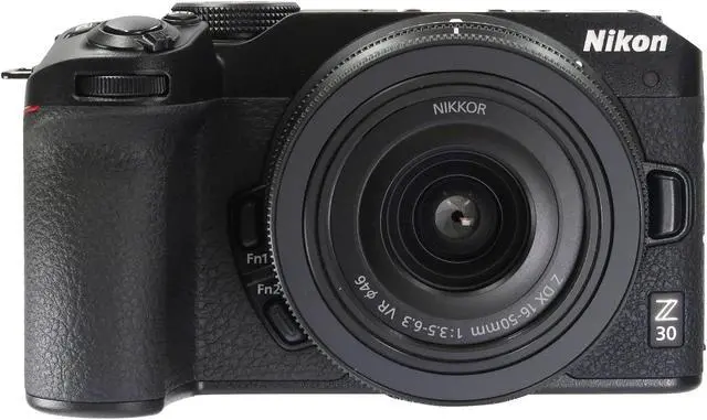 Alt view image 2 of 7 - Nikon Z30 20.2MP APS-C Mirrorless Camera with DX 16-50mm Lens (Black) Starter Bundle