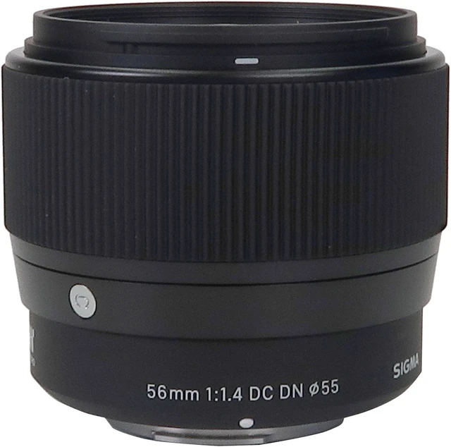 Alt view image 3 of 7 - Sigma 56mm f/1.4 DC DN Contemporary Lens (Sony E) with 55mm Macro Filter Set