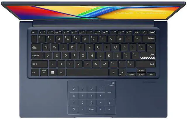 Alt view image 7 of 11 - ASUS - Vivobook 14 14" FHD Laptop - Intel Core i5 - 12GB Memory - 256GB SSD - Quiet Blue