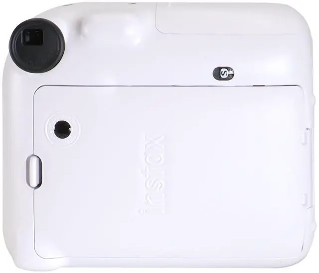Alt view image 3 of 7 - All-in-1 Instax Mini 12 Clay White Camera Bundle Case Album Frames 60 Film Pack Kit Gift