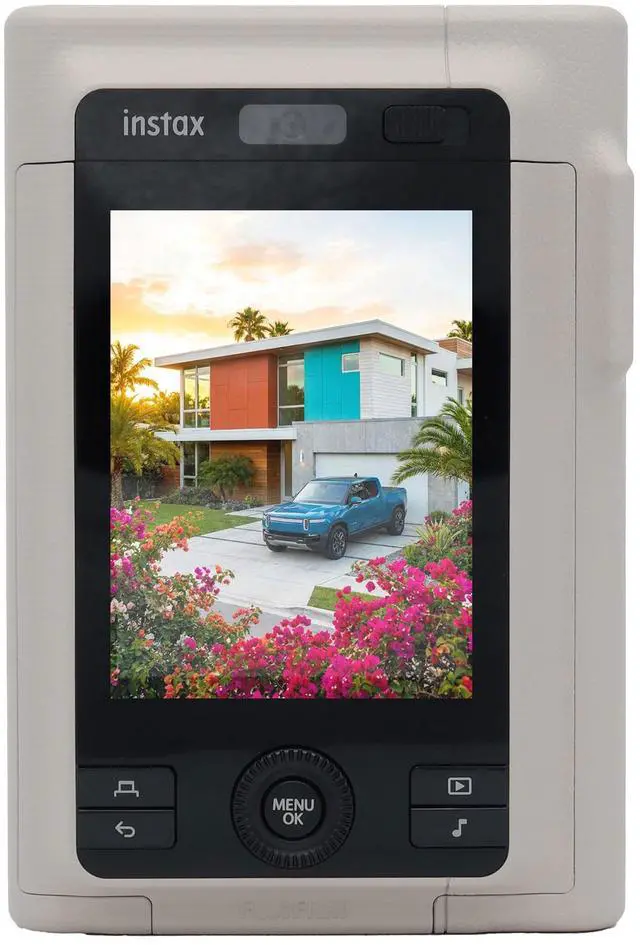 Alt view image 9 of 12 - Fujifilm Instax Mini LiPlay+ Hybrid Instant Camera, Sand Beige #16948010