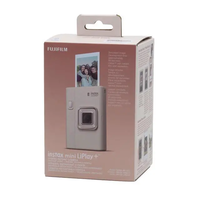 Alt view image 12 of 12 - Fujifilm Instax Mini LiPlay+ Hybrid Instant Camera, Sand Beige #16948010