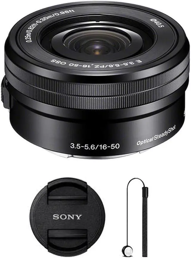 Main image of Sony E PZ 16-50mm f/3.5-5.6 OSS Lens with Lens Cap Holder