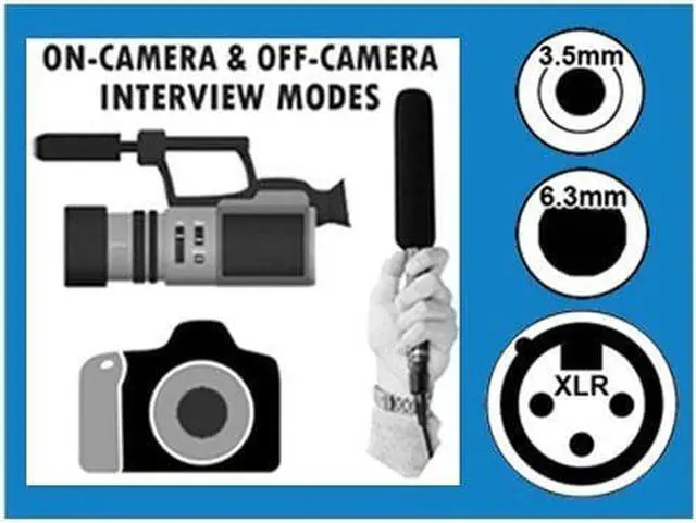 Alt view image 14 of 20 - Vidpro XM-55 - 13-Piece - 11" Condenser Shotgun Microphone Kit