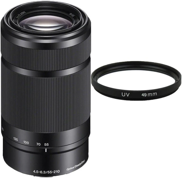 Main image of Sony 55-210mm F4.5-6.3 OSS E-Mount Telephoto Lens DSLR Cameras (Black)