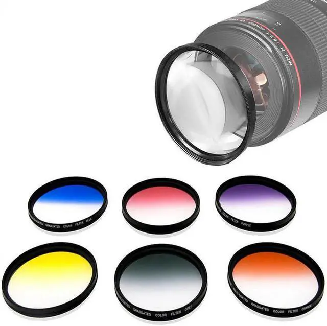 Alt view image 6 of 6 - Vivitar 72mm Graduated Color Multicoated Filter Set #VIV-FKGR6-72