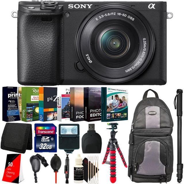 Sony Alpha a6400 Mirrorless Digital Camera with 16-50mm Lens ILCE-6400L B  Kit