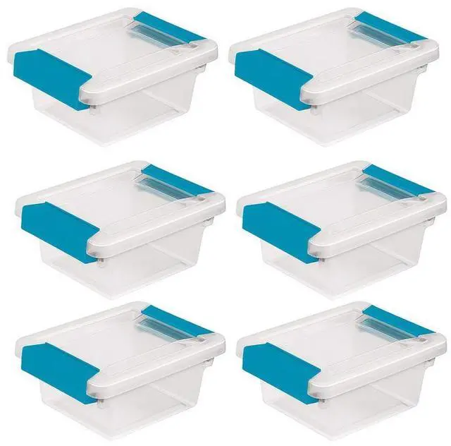 Alt view image 5 of 14 - Sterilite Clip Box Clr Mini 2194-2248