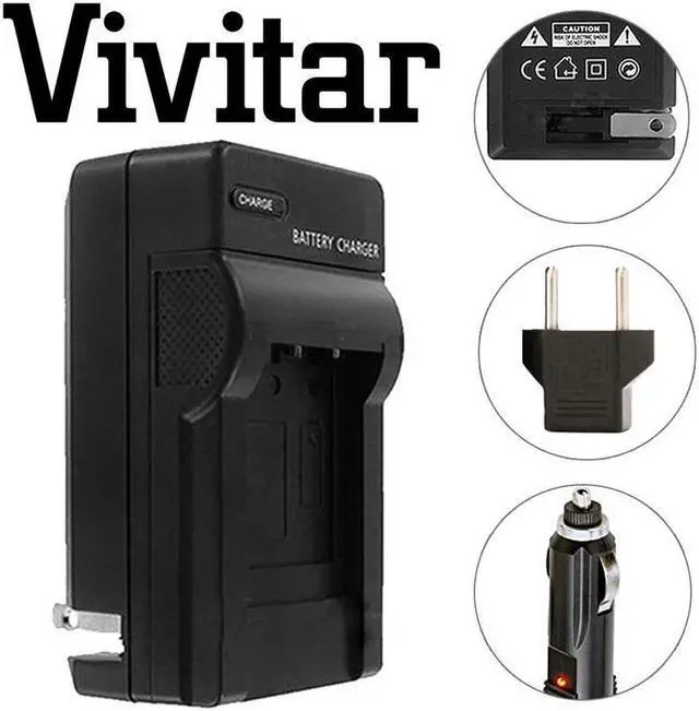 Alt view image 2 of 3 - Vivitar Battery Charger + Two NB-13L Replacement Battery for Canon NB-13L Battery for Canon PowerShot G5 X, G7 X, G7 X Mark II, G9 X, G9X Mark II, SX720 HS