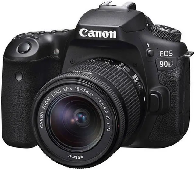 Alt view image 9 of 20 - Canon EOS 90D 32.5MP CMOS Digital SLR Camera with EF-S 18-55mm f/3.5-5.6 IS STM Lens