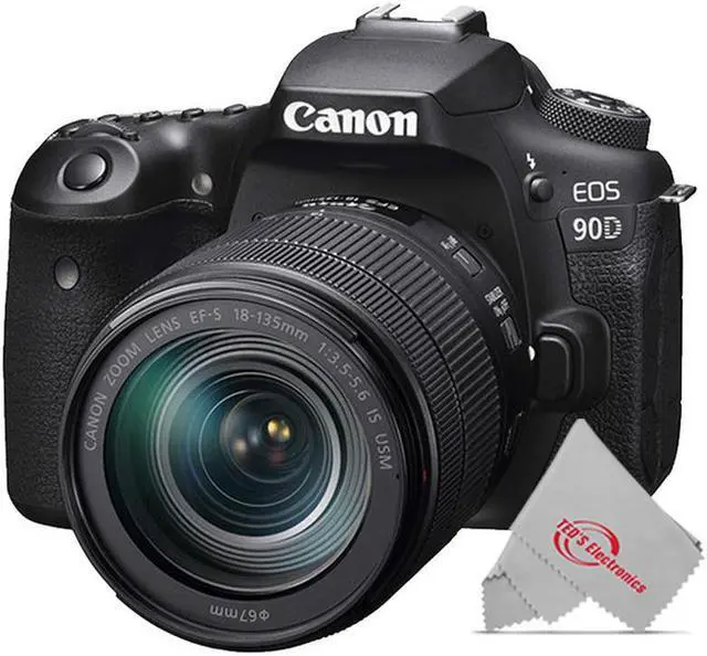 Alt view image 7 of 20 - Canon EOS 90D DSLR Camera with 18-135mm Lens
