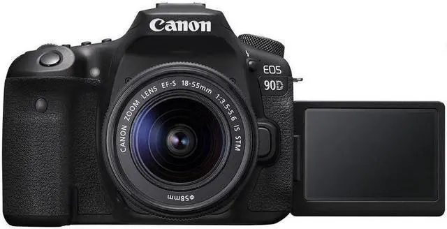 Alt view image 10 of 20 - Canon EOS 90D 32.5MP CMOS Digital SLR Camera with EF-S 18-55mm f/3.5-5.6 IS STM Lens