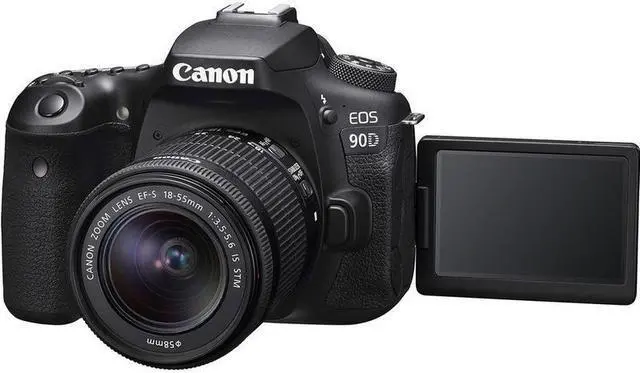 Alt view image 13 of 20 - Canon EOS 90D 32.5MP CMOS Digital SLR Camera with EF-S 18-55mm f/3.5-5.6 IS STM Lens