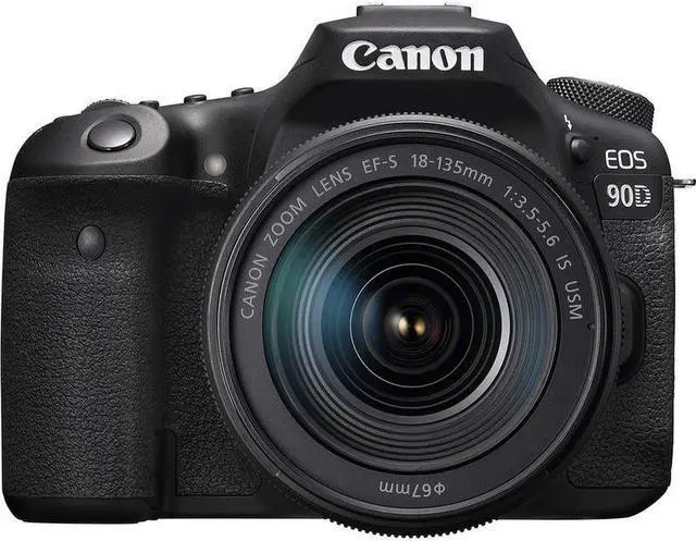 Alt view image 8 of 20 - Canon EOS 90D DSLR Camera with 18-135mm Lens
